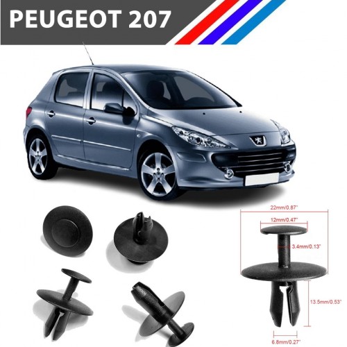 207 İzalatör Davlumbaz iç Aksam Çok Amaçlı Klips 6997T2