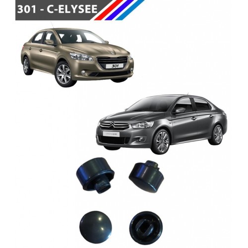 OTOZET 301 - C-Elysee El Fren Düğmesi Buton Siyah Renkli Yan Sanayi