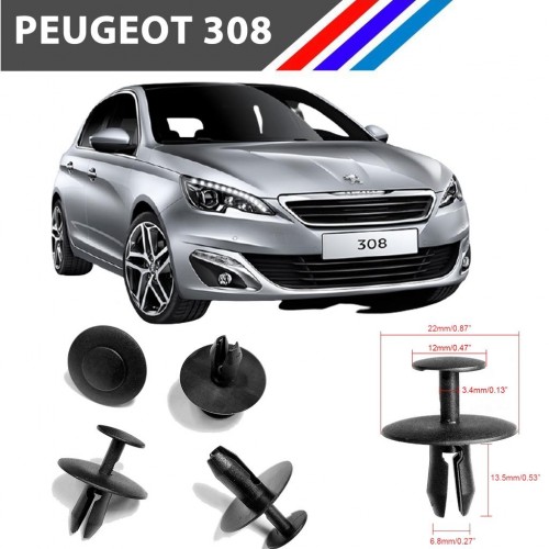 308 İzalatör Davlumbaz iç Aksam Çok Amaçlı Klips 6997T2