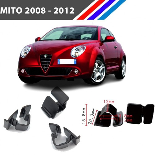 Alfa Romeo Mito Kaput İzalatör Klipsi 2008 - 2012