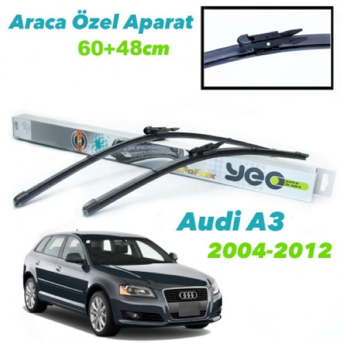 Audi A3 Ön Silecek Süpürgesi Seti 2004 - 2012