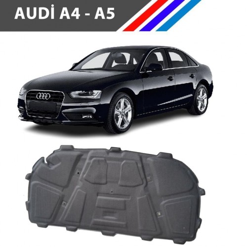 Audi A4-A5 Motor Kaput İzolasyon Keçesi - Klipsli 2013 Sonrası