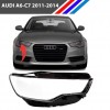 Audi A6 - C7 Ön Sağ Led Far Camı Tırnaklı 2011 - 2014