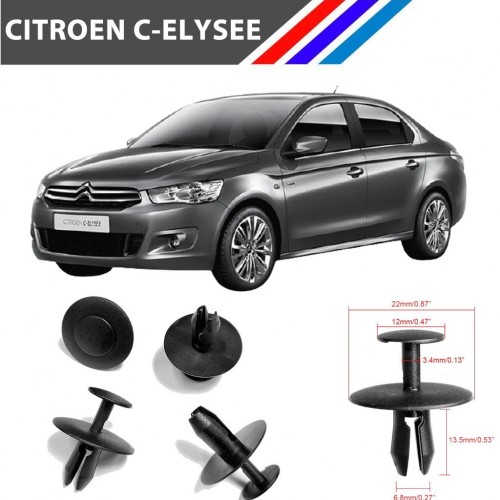 C-Elysee İzalatör Davlumbaz iç Aksam Çok Amaçlı Klips 6997T2