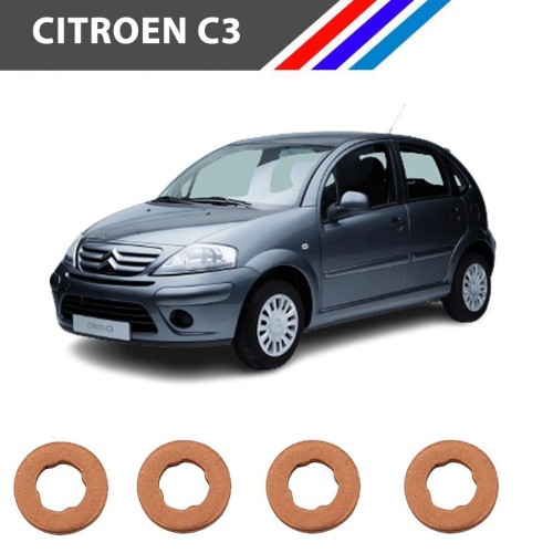 Citroen C3 Diesel 4 Tırnak Enjektör Pulu 4 Adetli Set