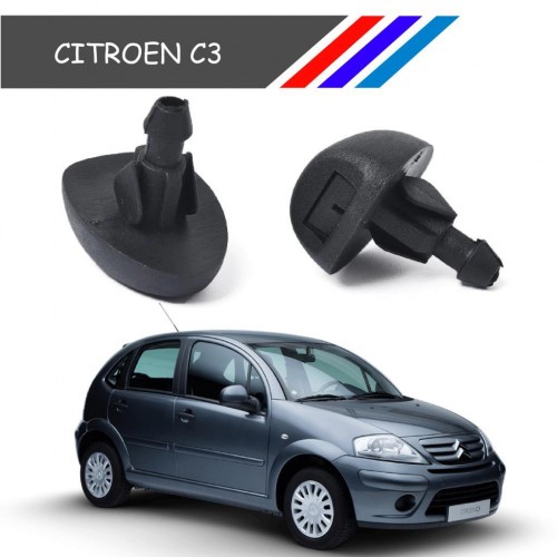Citroen C3 Ön Cam Su Fiskiye Memesi İkili Takım 6438V8