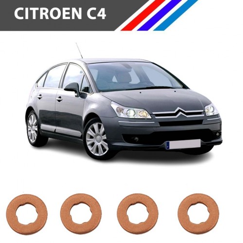 Citroen C4 Diesel 4 Tırnak Enjektör Pulu 4 Adetli Set