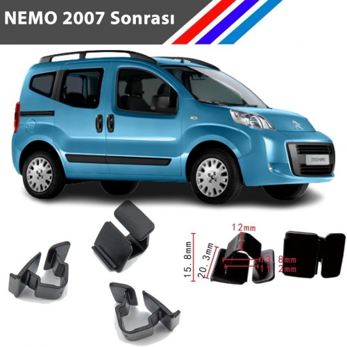 Citroen Nemo Kaput İzalatör Klipsi 2007 Sonrası