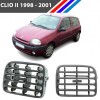 Clio 2 Havalandırma Izgarası Orta Sol Sağ Set Gri Renk 98 - 01