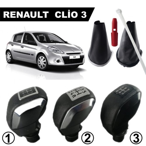 Clio 3 Spor Vites Topuzu ve Körüğü Takım 5 İleri