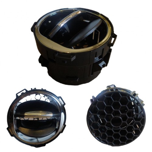 Clio 4 Havalandırma Izgarası Yan Köşe Kısım 1 Adet Krom Siyah