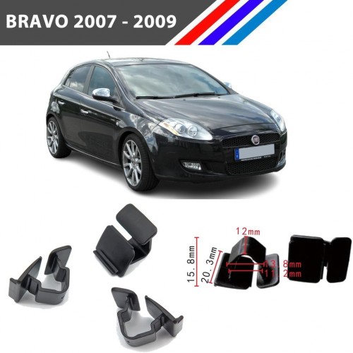 Fiat Bravo Kaput İzalatör Klipsi 2007 - 2009