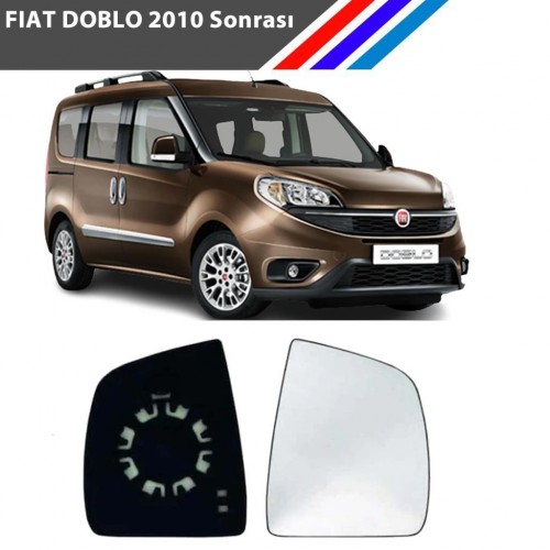 Fiat Doblo 3 Kasa Sağ Dış Ayna Camı Yolcu Tarafı Mekanik Tip 71765378