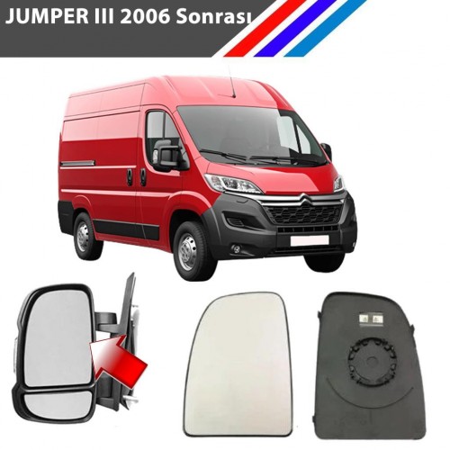 Fiat Ducato 3 Kasa Sağ Dış Ayna Üst Camı Yolcu Tarafı Isıtmalı