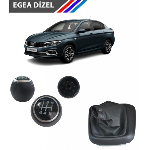 Fiat Egea Dizel Motor 6 İleri Vites Topuzu ve Vites Körüğü Set