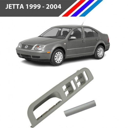 Jetta Cam Anahtar Çerçevesi Sol Taraf Gri Renk - Kapaklı Tip