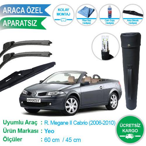 Megane 2 Cabrio Ön ve Arka Silecek Seti Çanta Hediyeli