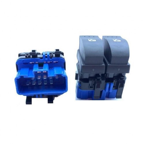 Megane - Scenic 2 Cam Açma Anahtar Düğmesi Ön Sol Çiftli