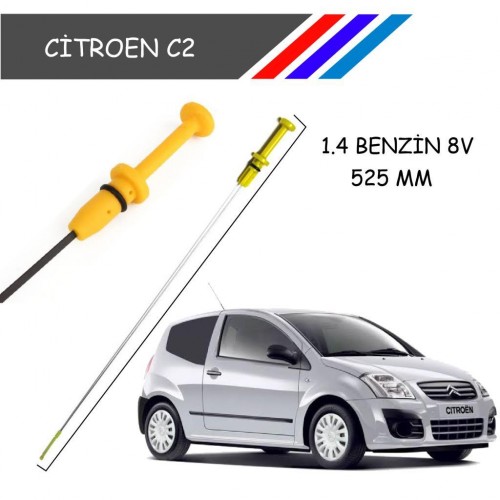OTOZET Citroen C2 1.4 Benzinli 8 Subap Yağ Çubuğu 117475