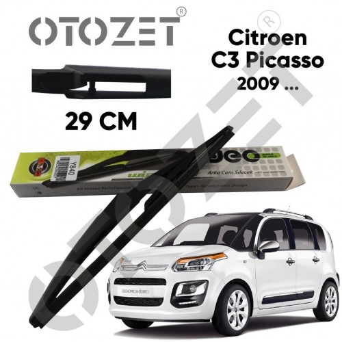 OTOZET Citroen C3 Picasso Arka Silecek Süpürgesi 2009 Sonrası