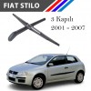 OTOZET Fiat Stilo 3 Kapı Arka Silecek Kolu ve Süpürgesi Takım 2001 2007