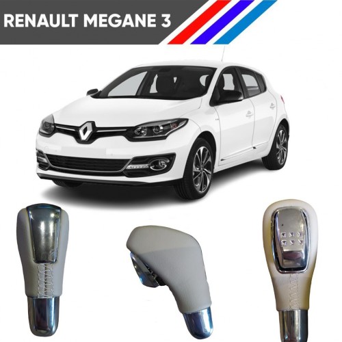 OTOZET Megane 3 Otomatik Vites Topuzu Deri Kaplama Bej Renk 8200574279
