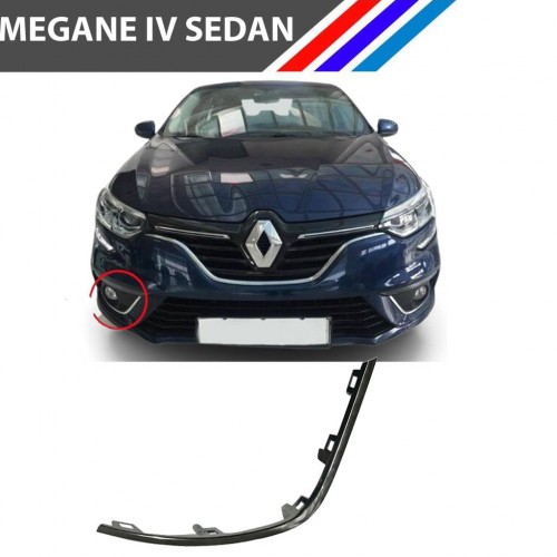 OTOZET Megane IV Sedan Sis Far Çerçeve Süs Çıtası Nikelaj Sağ Taraf
