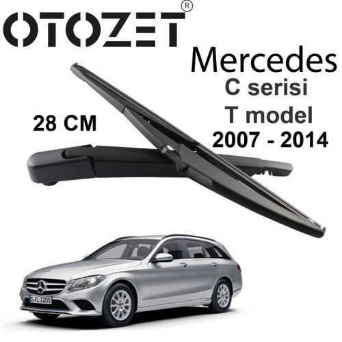 OTOZET Mercedes C-T Serisi Arka Silecek Süpürgesi ve Kolu Set 2007 2014
