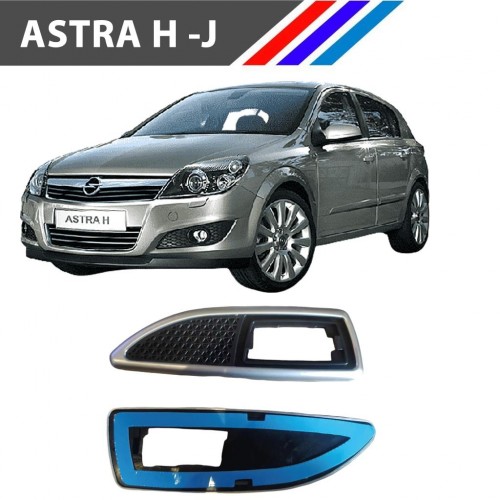 OTOZET Opel Astra H - J Çamurluk Sinyal Çerçevesi Takım Krom Siyah