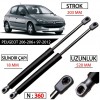 OTOZET Peugeot 206 Bagaj Amortisörü Sağ Sol Takım 8731E6