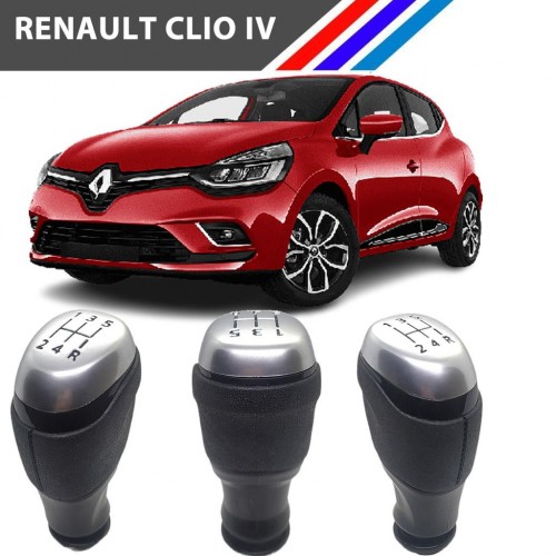 OTOZET Renault Clio 4 5 İleri Manuel Vites Topuzu Mat Krom Kapaklı 328657531R