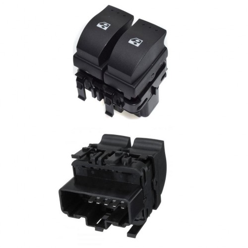 OTOZET Renault Megane 2 Sol Ön Kapı Cam Düğmesi Çiftli 8200315034