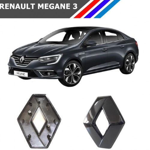 OTOZET Renault Megane 3 Ön Panjur Arması Siyah 628909470R