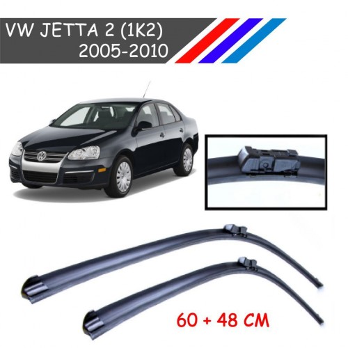 OTOZET Volkswagen Jetta 2 (1K2) Ön Silecek Süpürge Seti 2005 - 2010