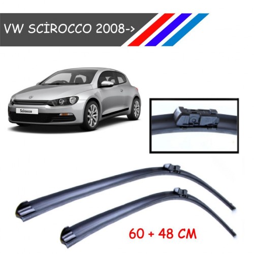 OTOZET Volkswagen Scirocco Ön Silecek Süpürge Seti 2008 Sonrası