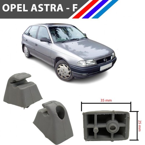Opel Astra F Güneşlik Ayağı Gri Renk 2 Adetli Set 1991 - 2001