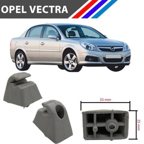 Opel Vectra A-B Güneşlik Ayağı Gri Renk 2 Adetli Set 1998  2002