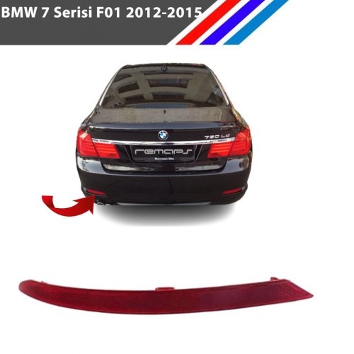 Otozet - Bmw 7 Serisi F01 Arka Tampon Reflektörü Sol Taraf 2012 - 2015 63147311179