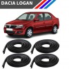 Otozet - Dacia Logan - Mcv Ön ve Arka Kapı Fitili 4 Adetli Set  2005 - 2012