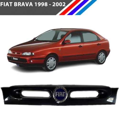 Otozet - Fiat Brava Ön Panjur Siyah Renk - Çelenk Tip Armalı Yan Sanayi 1998 - 2002