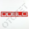 Otozet - Fiat Doblo Arka Bagaj Yazısı 2010 Sonrası 196 mm - 26 mm