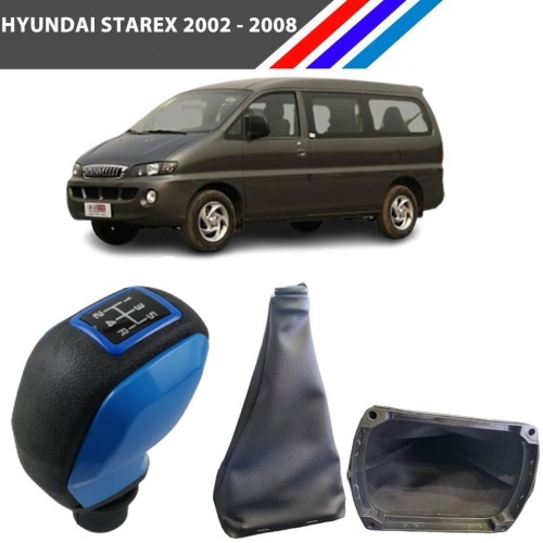 Otozet - Hyundai Starex Spor Vites Topuzu Mavi Detaylı ve Körüğü Takım 2002-2008