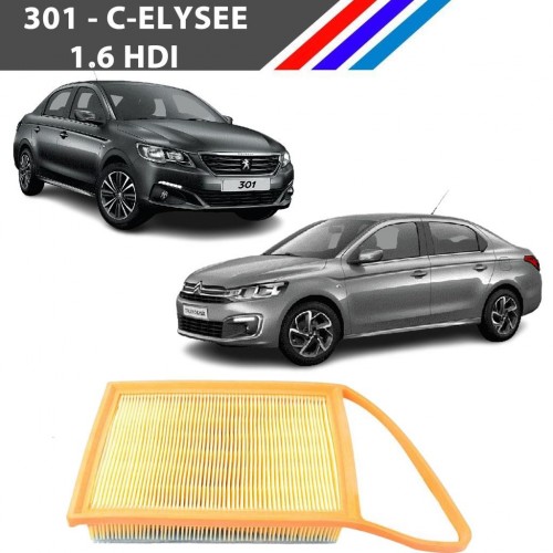Otozet Peugeot 301 Citroen C-Elysee 1.6 HDI Hava Filtresi Yerli 2012-2017 1444TV