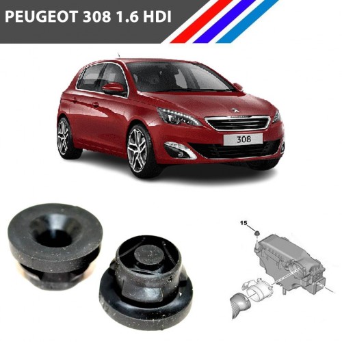 Otozet Peugeot 308 1.6 HDI Hava Filtre Kutu Lastiği 2 Adetli Takım 1422A3