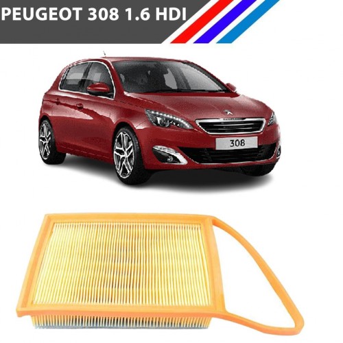 Otozet Peugeot 308 1.6 HDI Hava Filtresi Yerli 2014-2017 1444TV