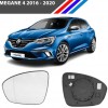 Otozet - Renault Megane 4 Sol Dış Ayna Camı Sürücü Tarafı Asferik Isıtmalı 2016-2020