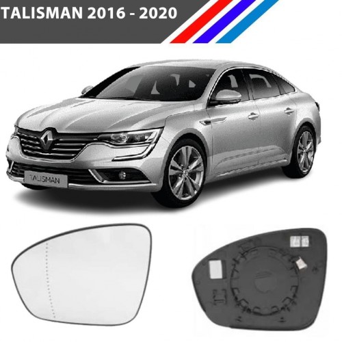 Otozet - Renault Talisman Sol Dış Ayna Camı Sürücü Tarafı Asferik Isıtmalı 2016-2020