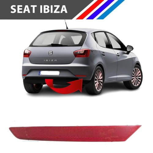 Otozet - Seat İbiza Arka Tampon Reflektörü Sağ Taraf 2013 - 2017 6J4945106C