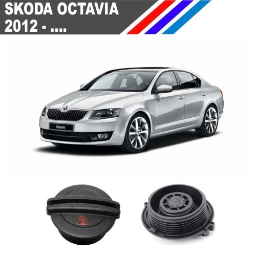 Otozet -Skoda Octavia Radyatör Yedek Su Depo Kapağı Yan Sanayi 2012 Sonrası