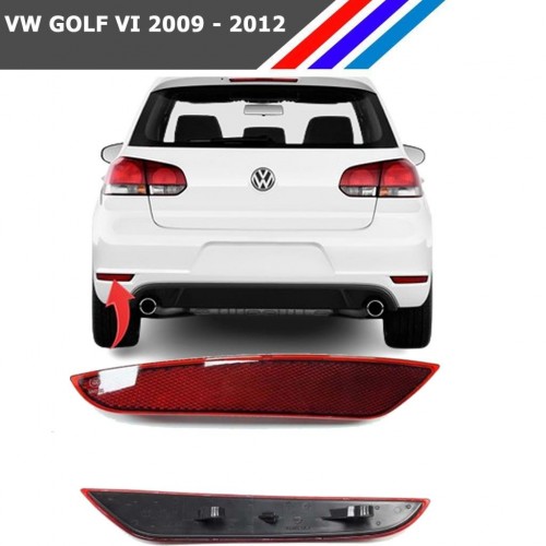 Otozet - VW Golf 6 Arka Tampon Reflektörü Sol Taraf 2009-2012 5K0945105A